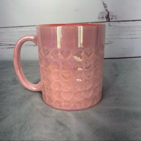 Season Of Love Pink Heart Ceramic‎ Mug - Picture 2 of 5